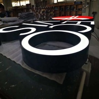 Letrero Luminoso 3D Súper Brillante, Letrero LED con Logotipo 3D Personalizado de Alta Calidad para Negocios, Letreros Luminosos para Exteriores de Tiendas