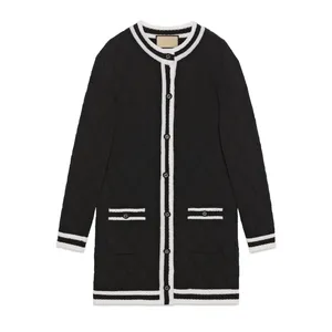 YT OMD OEM Ultra-fine Wool Pique Coat And Women Sexy Wool Sweater Coats