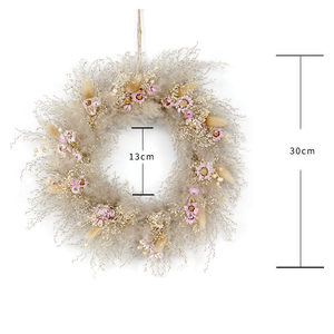 Guirlande de bienvenue en gros 2026 personnalisée, avec fleurs séchées naturelles colorées (Forget-me-not, lavande, herbe à queue de lapin) - Product Image 5