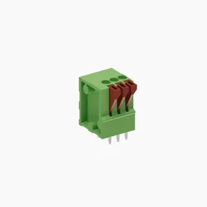Quality 150V Rated Voltage 2.54 Mm Pitch Spring Type Wire Connector Terminal With Approvals