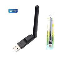 Tarjeta de Red Inalámbrica RT5370, Adaptador USB 2.0, Tarjeta de Red Inalámbrica de 150mbps, Dongle Wi-Fi RT5370 RTL8188, Mini Adaptador USB Wifi