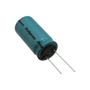 ตัวแทนจำหน่ายอย่างเป็นทางการ ตัวเก็บประจุแบบอะลูมิเนียม 3300uF 20% 35V แบบขาเสียบ 35RX303300M18X35.5 - Product Image 1
