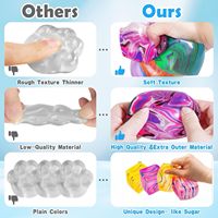 Lot de 1 jouet sensoriel en plastique anti-stress, cube et balles souple pour enfants et adultes - Jouet sensoriel pour l'autisme, récompense de classe (Orange)