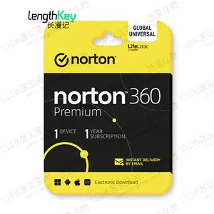 24/7 Online Norton 360 Premium 2023 1 cihazı 1 yıl anahtar evrensel evrensel lisans antivirüs güvenlik yazılımı