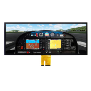 Màn hình cảm ứng mô phỏng chuyến bay siêu rộng <span class=keywords><strong>26</strong></span> inch, mô-đun hiển thị IPS độ phân giải 3840*1440 tùy chỉnh với bảng điều khiển - Product Image 2