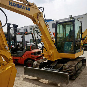 Mini-excavatrice sur chenilles Komatsu PC56 d'occasion, excavatrice compacte Komatsu PC56 d'origine, faible nombre d'heures de travail, bon état, à vendre - Product Image 1