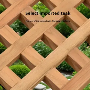 Ensemble de canapés d'extérieur modernes en bois massif et rotin imperméables avec finition en teck pour hôtels, cours, villas - Product Image 4