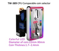 Vente en gros TW-389/131 Accepteur de pièces intelligent CPU et sélecteur de jetons pour machines d'arcade à monnayeur et accessoires de machines de divertissement