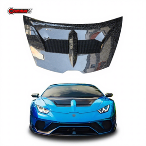 ฝากระโปรงหน้ารถคาร์บอนไฟเบอร์แบบแห้งสไตล์ LB ฝากระโปรงหน้าสำหรับรถ Lamborghini Huracan LP610 LP580 LP640 EVO อัพเกรดฝาครอบเครื่องยนต์คาร์บอน - Product Image 1