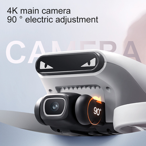 Drone M6S à succès avec lumière LED, caméra 4K, GPS, écran HD pliable, RC professionnel, débutant, flux optique, anneau de protection - Product Image 4