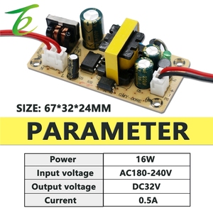 16W dc32v Led điều khiển điện áp không đổi AC180-240V dẫn dải ánh sáng Bộ chuyển đổi nhà Thanh Nhà hàng dẫn chiếu sáng biến áp tự làm - Product Image 2