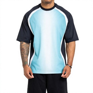 T-shirt Homme Basique à Manches Courtes Col Rond en Toile, Coupe Droite, Anti-boulochage, Respirant, Séchage Rapide, Style Streetwear Décontracté d'Été, Vente en Gros - Product Image 1