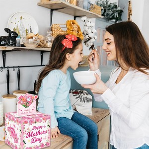 Fête des mères décoration tirelire drôle papier boîte-cadeau pour les parents et <span class=keywords><strong>maman</strong></span> pour les cadeaux de Noël en espèces - Product Image 3
