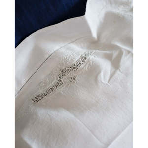 Juego de Sábanas de Lino Antiguo Pietrochianese para Cama Doble, Colección Elegante de Sábanas Ajustables y Planas - Product Image 5