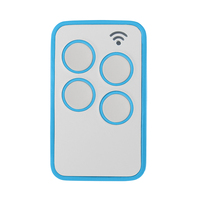Télécommande universelle 4 boutons pour ouvre-porte de garage 433 MHz, duplicateur de code fixe et à apprentissage dynamique