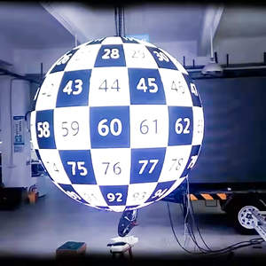 จอแสดงผล LED ทรงกลม 360 องศา สีสันสดใส รูปทรงยืดหยุ่น ปรับแต่งได้สำหรับใช้งานภายในอาคาร P2 - Product Image 3