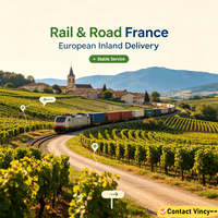 Expédition de conteneurs par voie maritime de Marseille à Fos, service DDP, Chine vers France, transitaire
