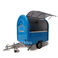 Silang özelleştirilmiş gıda kamyon römork/dondurma makinesi Kios sepeti kahve Pizza gıda taşıma arabası