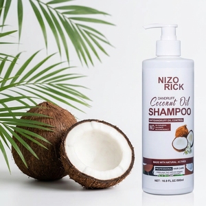 Shampoo antipelliculaire à l'huile de noix de coco NIZO RICK, naturel, sans sulfate, contrôle du sébum, soin du cuir chevelu, traitement capillaire professionnel, 500 ml - Product Image 1