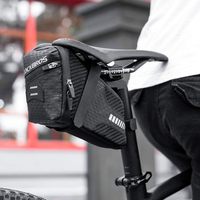 Échantillon Gratuit Sac de Selle Vélo 20L Léger Imperméable pour Porte-Bagages Arrière, Sangle Amovible et Réglable, Tissu Oxford, Extérieur