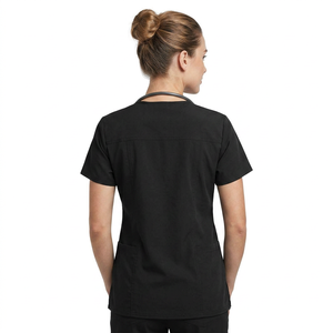 Nouveaux ensembles de blouses médicales unisexes élégants et antibactériens en polyester/coton tissé, personnalisables, à manches courtes, pour usage hospitalier - Product Image 3
