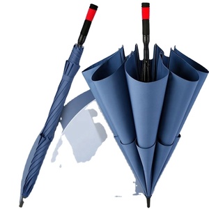 Parapluie de golf manuel double usage, grand et droit, moderne, 190T, avec une poignée longue et robuste pour les jours de pluie - Product Image 3