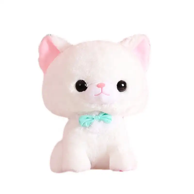 Nhật Bản Nhồi Bông Đồ Chơi Trắng Ice Cream Gấu Tùy Chỉnh Fluffy Nhỏ Tùy Chỉnh Mèo Plushie Nhỏ Mềm Đồ ChơI Mèo Thú Nhồi Bông Đồ Chơi Sang Trọng