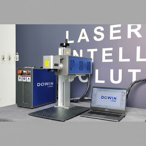 Meilleure qualité 30W/50W/100W Raycus Co2 Machine de marquage Laser pour métal cuir et acrylique refroidi à l'air prend en charge AI DXF DST usage domestique - Product Image 1