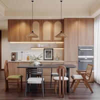 Meubles de cuisine entiers sur mesure, armoires de style rustique, comptoirs en quartz, buffets.