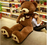 Grande Peluche Ours de 0.8m/1m/1.2m/1.4m/1.6m/1.8m/2m/2.6 Mètres, Cadeau Idéal pour Petite Amie, Poupée en Forme d'Ourson pour Câlins et Sommeil