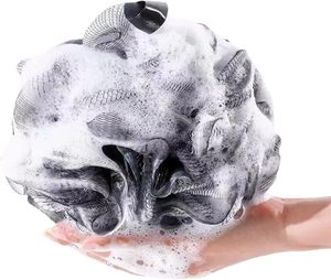 Éponge de bain exfoliante en forme de boule de loofah, couleur personnalisée, 50g, en PE, design simple, pour le corps – Offre spéciale - Product Image 2