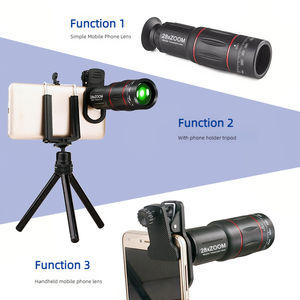 망원 휴대 전화 렌즈로 풍경과 동물을 캡처하기위한 28x 단안 망원경 줌 렌즈 - Product Image 5