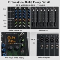 Console de mixage 10 voies