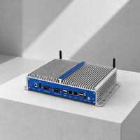 Mini-ordinateur industriel embarqué avec prise en charge de la carte SIM et du Wi-Fi, processeur Intel Core i5, conception sans ventilateur pour la collecte de données à distance - En stock