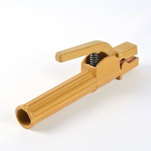 Soporte de soldadura eléctrica Abrazadera de electrodo 500A Forja Material de latón y hierro - Product Image 2