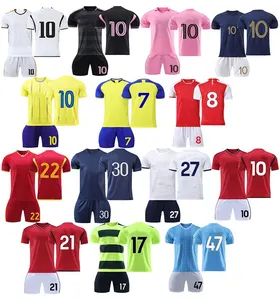 Wholesale Hot Selling High-quality Player Jerseys Football Club 23/24 Youth Fan Football Jersey Set