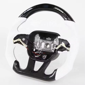 Volant intelligent LED personnalisé de luxe adapté aux <span class=keywords><strong>Dodge</strong></span> Charger Challenger Hellcat Durango <span class=keywords><strong>SRT</strong></span> 2015+ en fibre de carbone véritable - Product Image 3