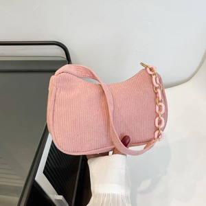 Bolso de Lona de Poliéster Artístico Estilo Coreano con Cierre de Cremallera, Correa Única, Color Sólido, Mini Bolso Cruzado para Mujer - Product Image 3