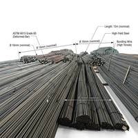 Varilla de Acero Deformada Anticorrosiva CT para Refuerzo de Hormigón, para Construcción Marítima y Costera, Precio de Fábrica