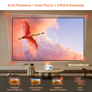 Flixtone d9w siêu <span class=keywords><strong>3000</strong></span> ANSI độ sáng cao 4K Video chùm chiếu cho rạp hát tại nhà 1080P Android 12 thông minh 3 + 128G <span class=keywords><strong>LED</strong></span> Rạp chiếu phim - Product Image 3