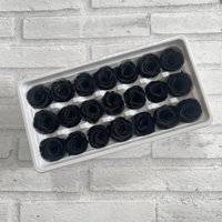 Fourniture d'usine : Têtes de roses préservées de 2 à 3 cm, 21 pièces, matériel floral DIY pour décorations de mariage et d'intérieur, nouveautés pour arches de mariage