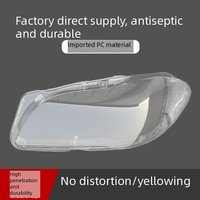 Couvre-phare pour BMW Série 5 F10 F18 2010-2017 520i 523i 525i 530i LED Xénon Remplacement de la coque transparente du phare en verre
