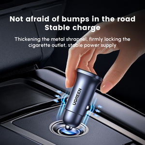 شاحن سيارة سريع <span class=keywords><strong>UGREEN</strong></span> بقوة 30 واط، محول بمنفذين عالي الجودة بسعر منخفض - Product Image 5