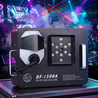 Machine à fumée LED MOKE 1500W, tête rotative à 180°, télécommande sans fil DMX512, portée de pulvérisation de 6 à 8 m, CRI 95 élevé pour spectacle de concert