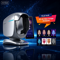 Analyseur de peau portable professionnel X3 pour pores profonds, recommandateur de soins cutanés