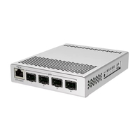 2026 MikroTik CRS305-1G-4S+IN SFP+ 10 Gbit/s Commutateur intelligent géré à cinq ports, double système RouterOS ou SwOS, Commutateur fibre optique