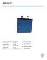 Sensor Fotoelektrik Unit Transmisi Data Optik SI-CK ISD400-6111 Bekas untuk Otomasi Industri