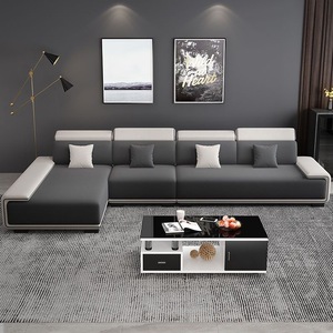 <span class=keywords><strong>Divano</strong></span> Letto Moderno di Lusso per Soggiorno, Nuovo <span class=keywords><strong>Set</strong></span> di Divani Imbottiti Europei a Basso Profilo - Product Image 6