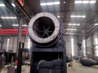 Équipement de carbonisation continue polyvalent pour les feuilles de bananier, outil de carbonisation de la biomasse industrielle