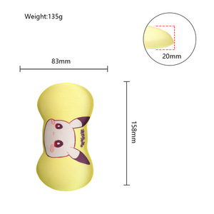 Alfombrilla de silicona para ratón con soporte para muñeca, diseño de dibujos animados, uso en oficina, soporte cómodo, forma irregular - Product Image 2